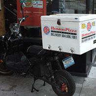 Boston Pizza electric bike